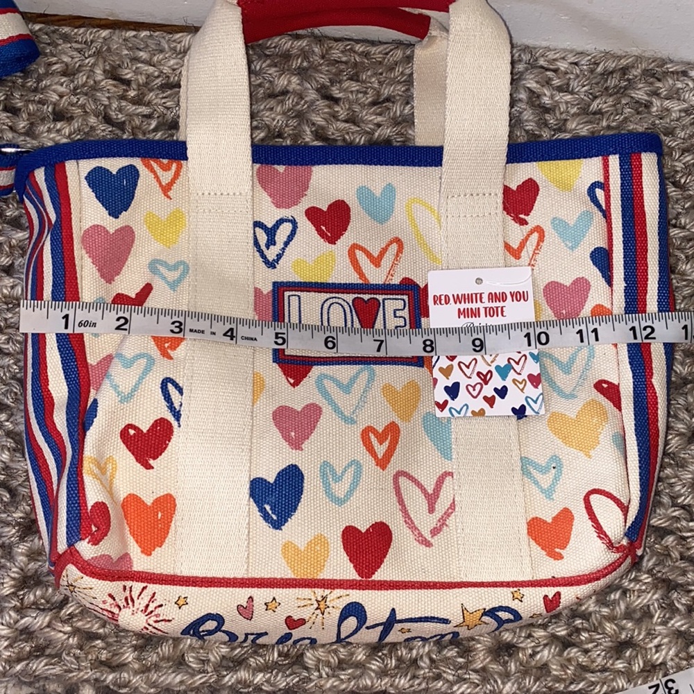 Brighton Red, White, and You mini tote with crossbody strap - Picture 10 of 10